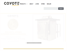 Tablet Screenshot of coyoteoutdoor.com